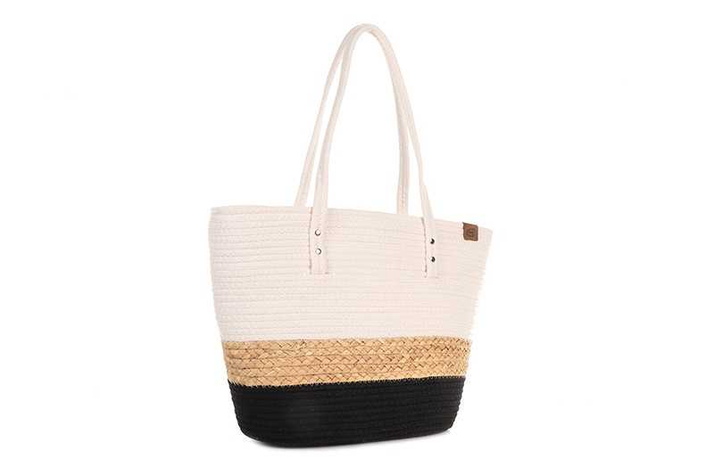 Strandtas - Zwart/Wit